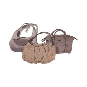 Set Of 3 Simply Vera Leather Bags